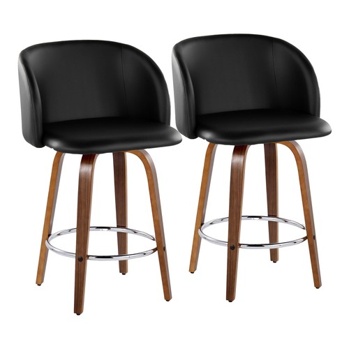 Fran 25" Fixed-height Counter Stool - Set Of 2